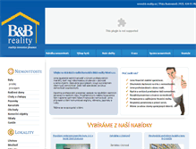 Tablet Screenshot of bb-reality.cz
